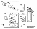 Sump Base Oil Grp Diagram and Parts List for 42C777-1237-01  Briggs and Stratton Engine